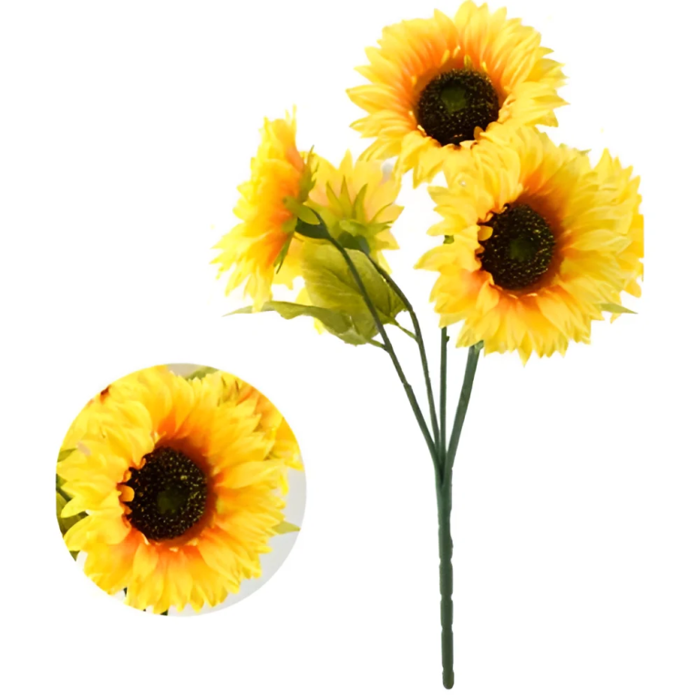 Διακοσμητικό Τεχνητό Λουλούδι Sunflower 44cm 86389