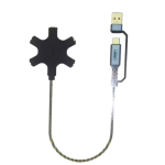 Διανομέας Ήχου 5 Εξόδων με USB, Type-C και 3.5mm Andowl Q-YP502