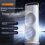 Διπλός Ανεμιστήρας USB Με Υδρονέφωση, Φωτισμό RGB & Τηλεχειριστήριο Arrango AFS60759