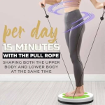 Δίσκος Ισορροπίας 18cm Με Σχοινί Waist Twisting Disc - Μωβ