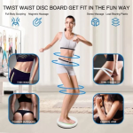 Δίσκος Ισορροπίας 18cm Με Σχοινί Waist Twisting Disc - Μωβ