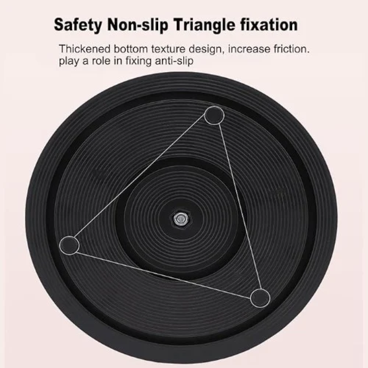 Δίσκος Ισορροπίας 18cm Με Σχοινί Waist Twisting Disc - Μωβ