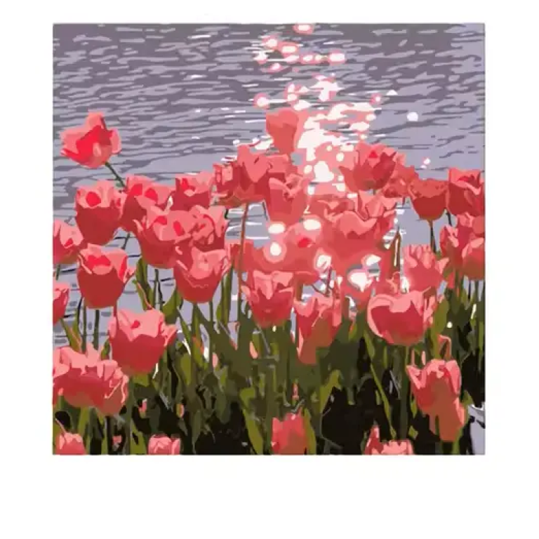 Εκπαιδευτικό Digital Painting 30x30cm YH-30055 πολύχρωμο