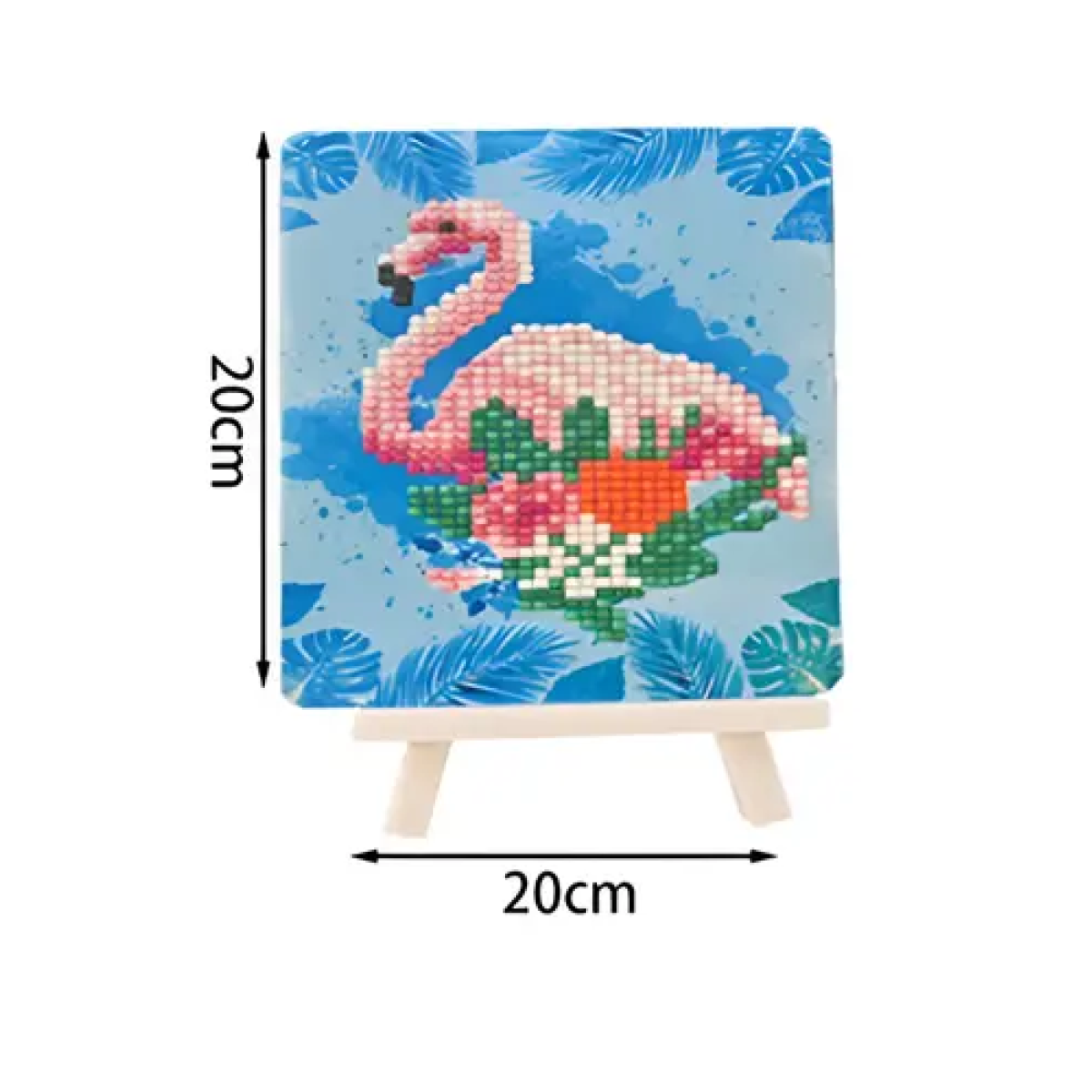 Εκπαιδευτικό παιχνίδι Cardboard Diamond Painting 20x20cm SDS-27113 πολύχρωμο - Image 2