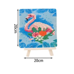 Εκπαιδευτικό παιχνίδι Cardboard Diamond Painting 20x20cm SDS-27113 πολύχρωμο - Image 2