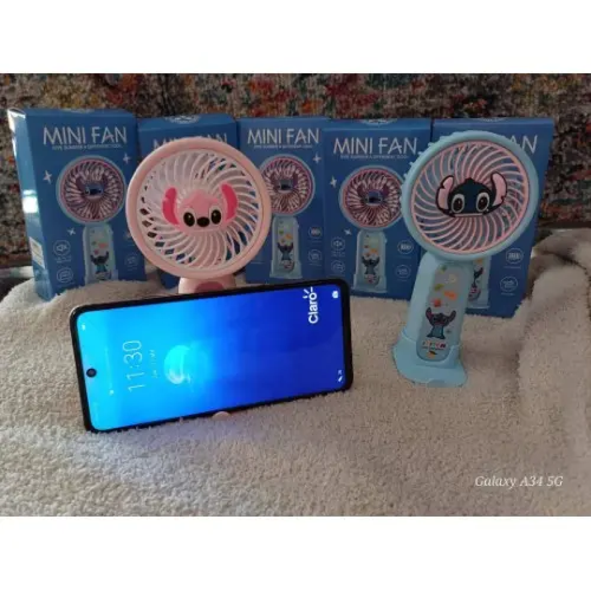 Επαναφορτιζόμενος Φορητός Ανεμιστήρας Angel SD-63