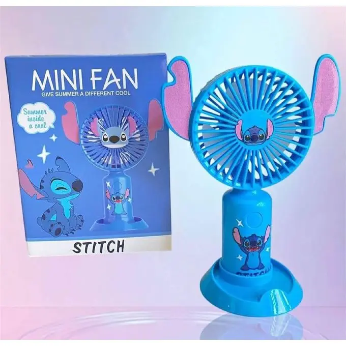 Επαναφορτιζόμενος Φορητός Ανεμιστήρας Stitch SD-10