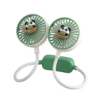 Επαναφορτιζόμενος Μίνι Ανεμιστήρας Λαιμού Πράσινος USB