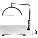 Επαγγελματική Λάμπα Half Moon 3000K-6000K Με Dimmer HD-M3X Μαύρη