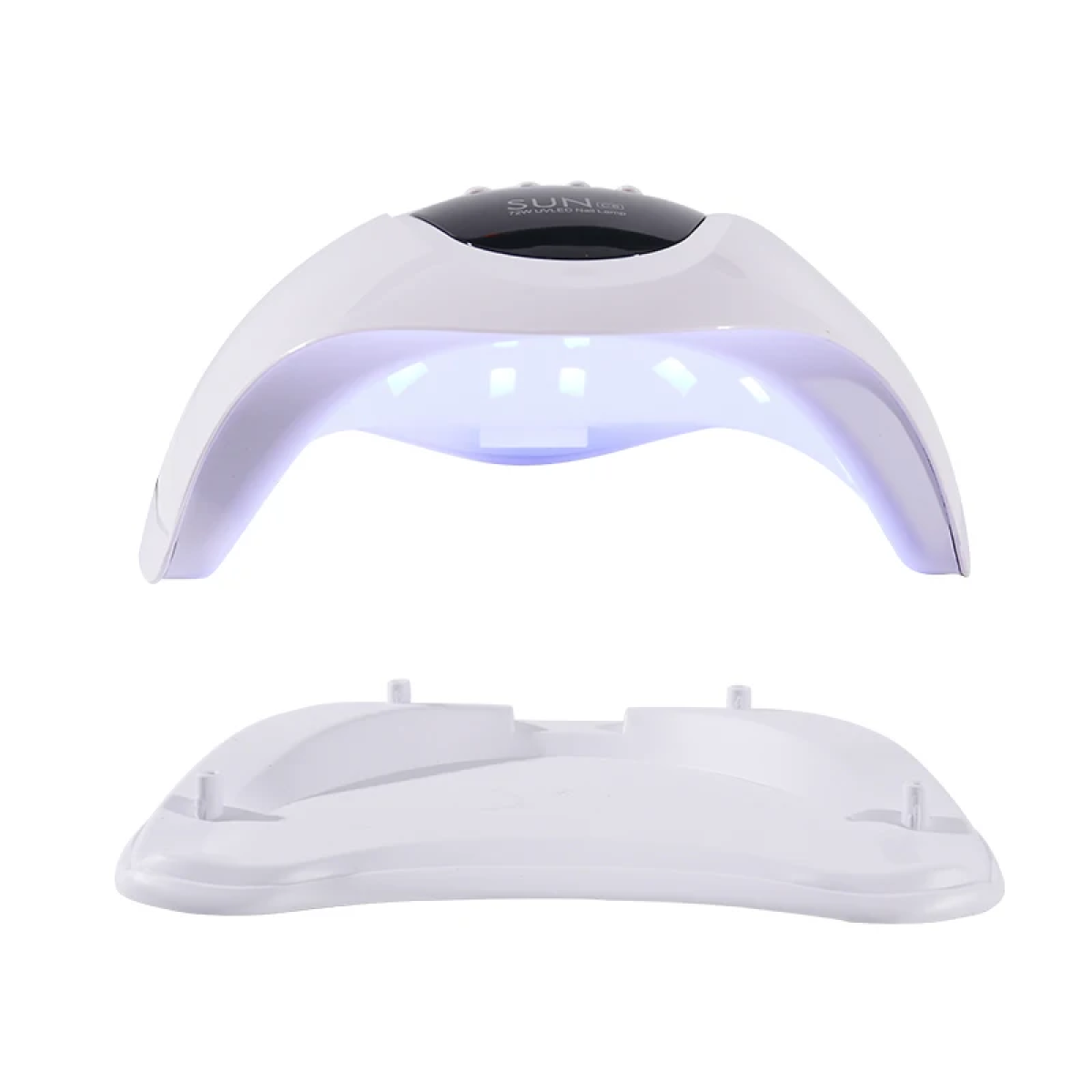 Επαγγελματικό Φουρνάκι Νυχιών UV LED 72W με Χρονοδιακόπτη και Αισθητήρα SUN C6 Ροζ