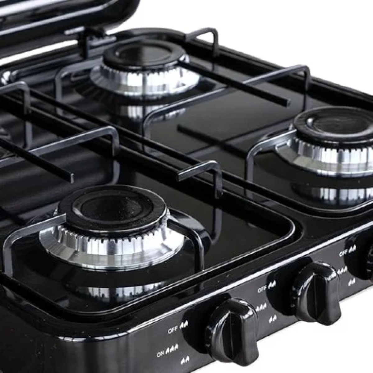 Επιτραπέζια Τετραπλή Εστία Υγραερίου 4x2.2KW Με Καπάκι Hoomei HM-568-4T