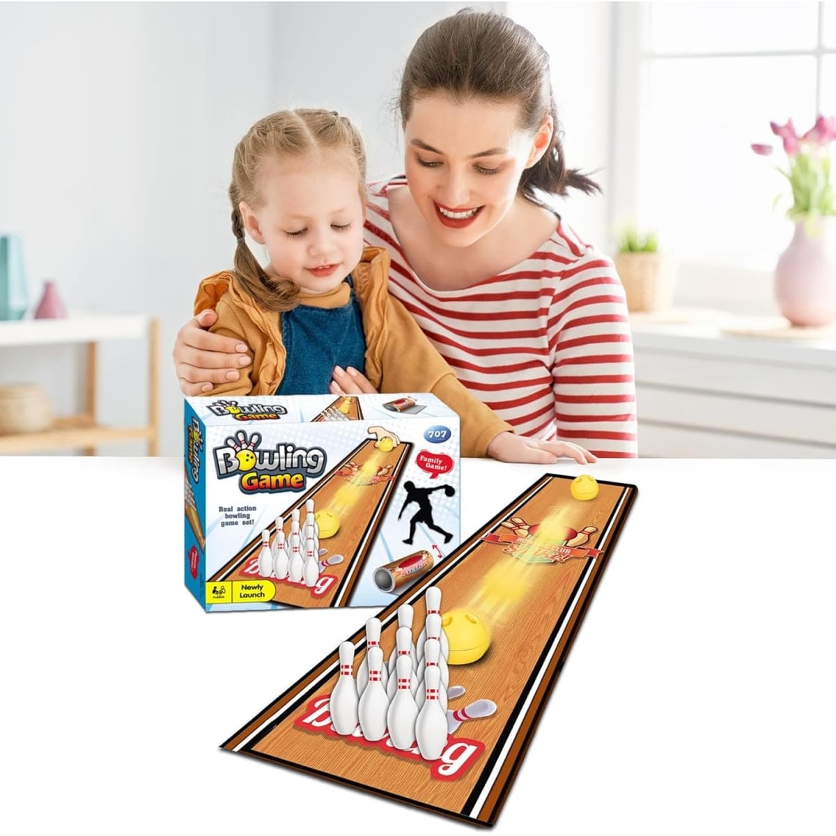 Επιτραπέζιο φορητό παιχνίδι Bowling SDS-27028 - Image 3