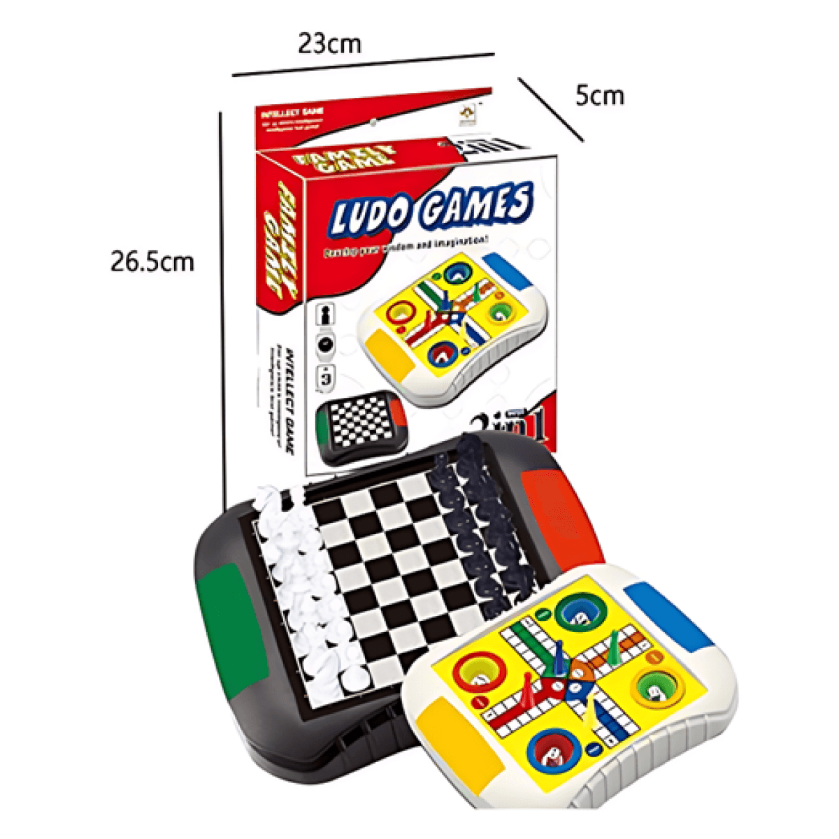 Επιτραπέζιο παιχνίδι Ludo Games SDS-26812 πολύχρωμο - Image 3