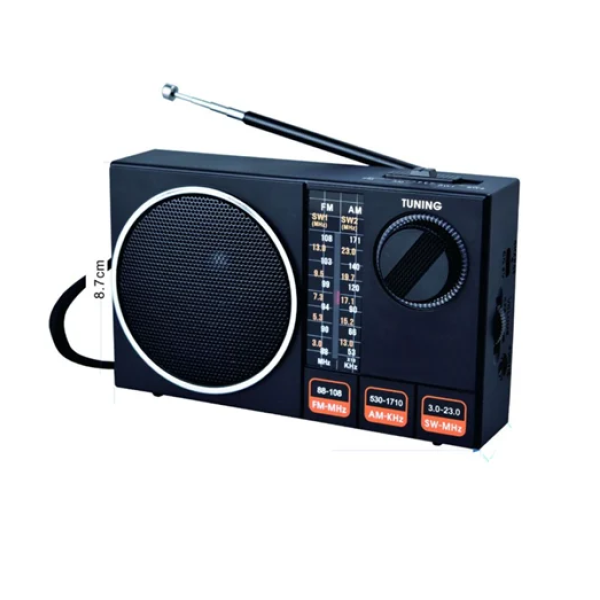 Επιτραπέζιο ραδιόφωνο Retro MK-515 μαύρο