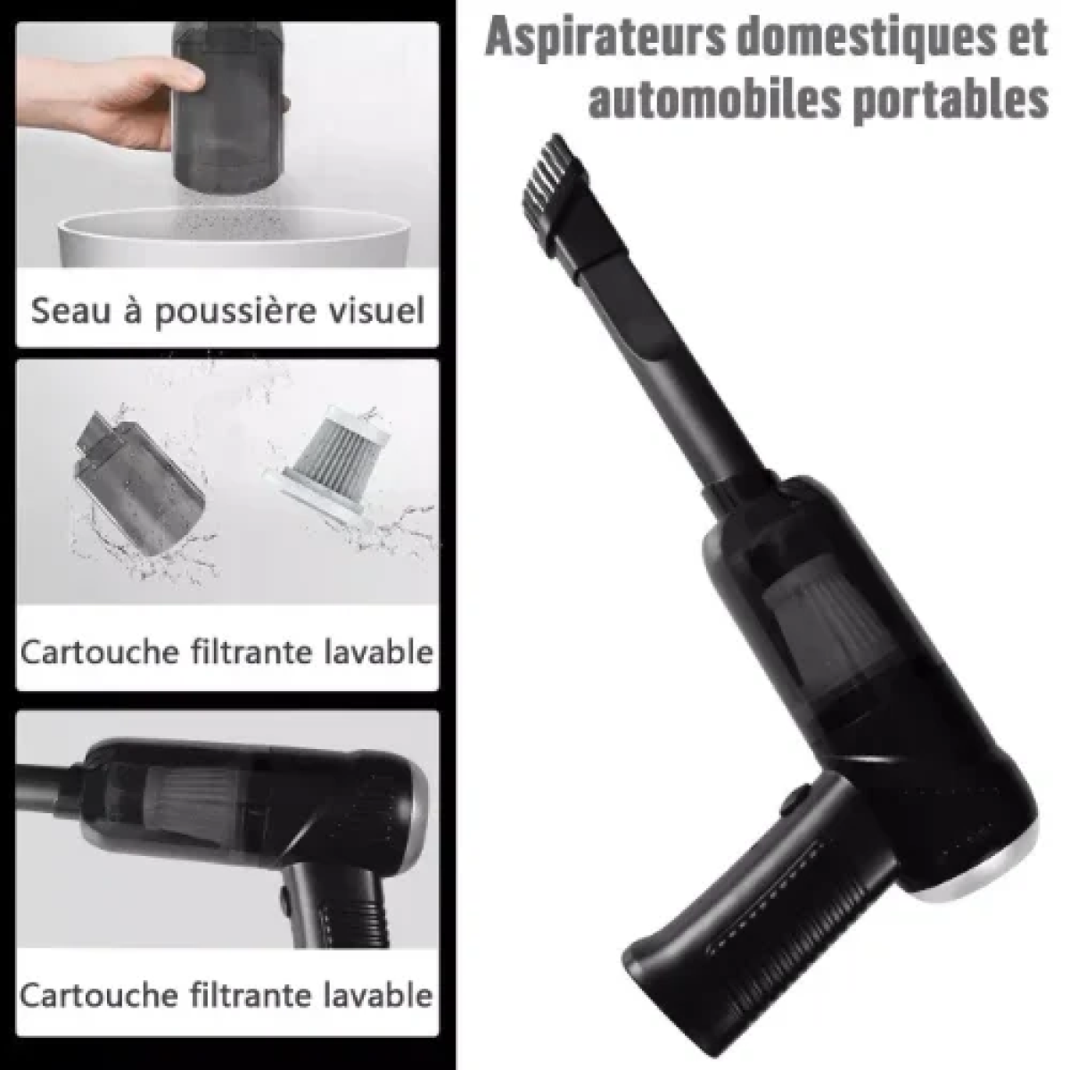 Φορητή Σκούπα Χειρός Αυτοκινήτου 28W Arrango AR60348