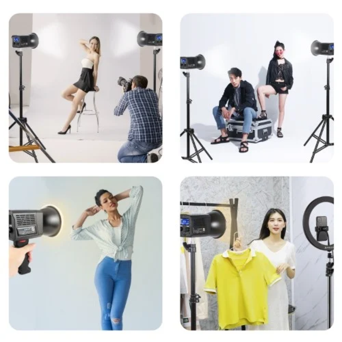 Φορητό Φωτιστικό Studio για Βίντεο & Φωτογραφίες LED 60W COB 2500K-6500K Puluz PU4119B - Image 12