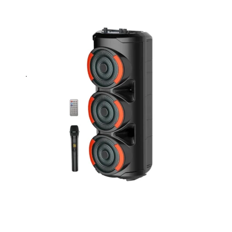 Φορητό ηχείο Bluetooth με μικρόφωνο και τηλεχειριστήριο ZQS-3601 μαύρο