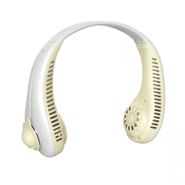 Φορητός Ανεμιστήρας Επαναφορτιζόμενος Λαιμού - Κίτρινο