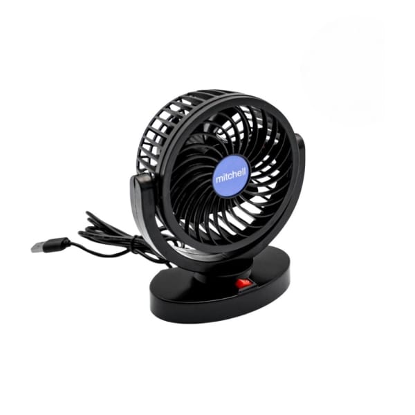 Φορητός Mini Ανεμιστήρας USB 15W Μαύρος MARS-306 Mitchell