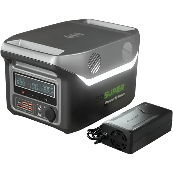 Φορητός Σταθμός Φόρτισης & Ενέργειας 1200W GDSuper GD-HL-1200W