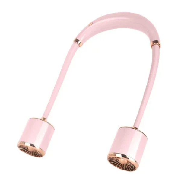 Φορητός USB Ανεμιστήρας Λαιμού 3 Ταχυτήτων Hoomei HM-8488D Ροζ