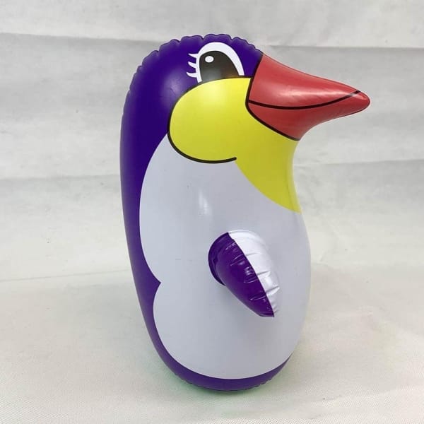 Φουσκωτός Πιγκουίνος 90cm - Μωβ