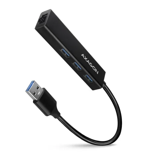 Axagon USB-A 3.2 HUB 3x USB-A + Ethernet Gigabit LAN