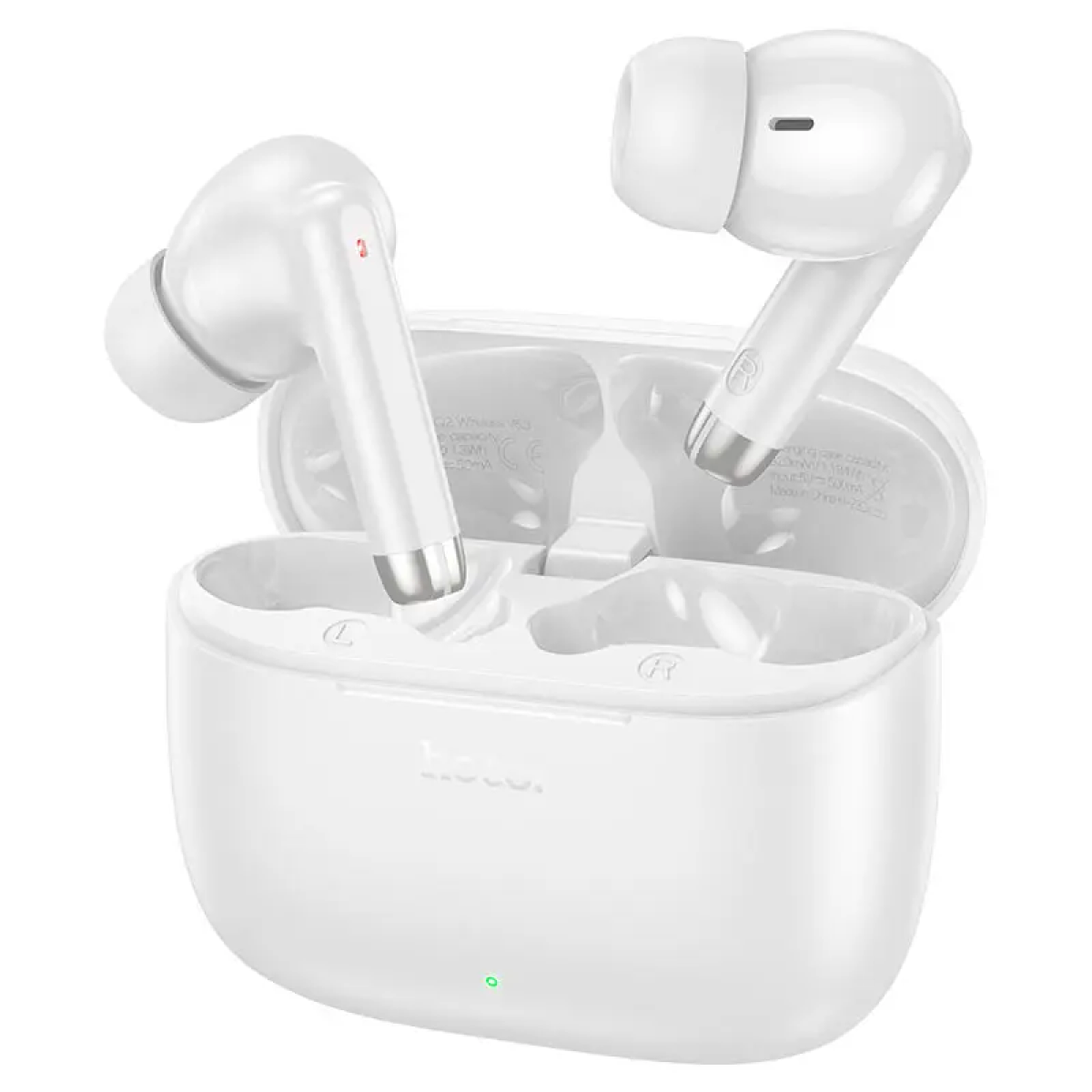 Hoco EQ2 Thought TWS In-ear Bluetooth Handsfree Ακουστικά με Θήκη Φόρτισης – Λευκά