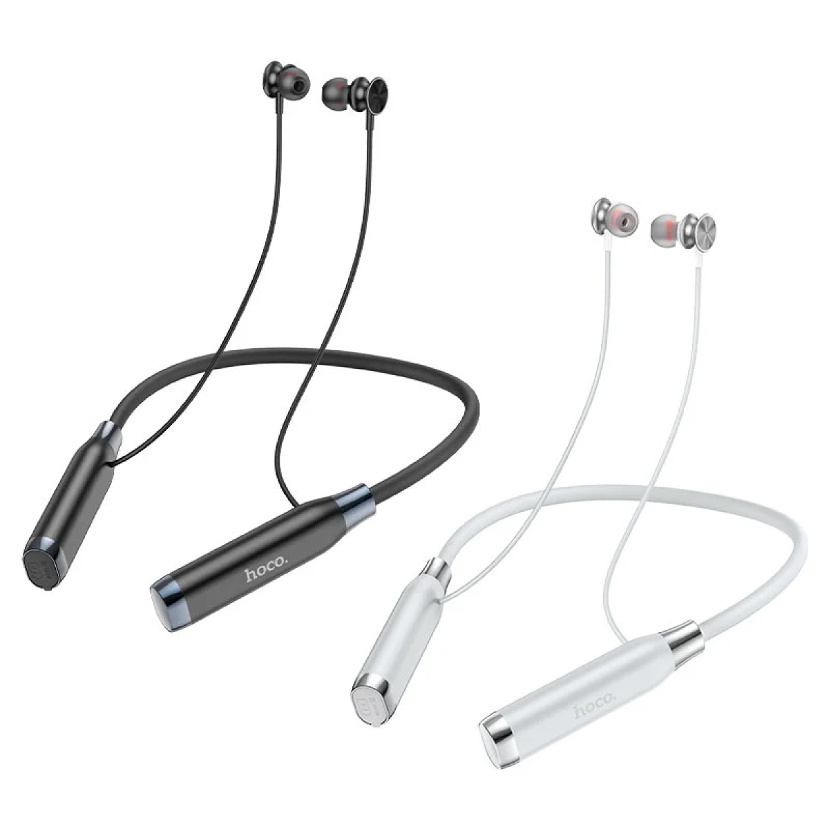 Hoco ES62 Neckband Wireless Earphones με Μικρόφωνο & Διπλή Λειτουργία Αναπαραγωγής - Μαύρο