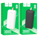 Hoco J111B Power Bank “Smart Charge” 30000mAh  – Μαύρο