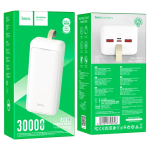 Hoco J111B Power Bank “Smart Charge” 30000mAh  – Λευκό