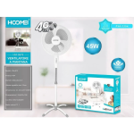 Hoomei Επιδαπέδιος Ανεμιστήρας 45W με Διάμετρο 40cm και Ορθοστάτη HM-8676 - Image 2