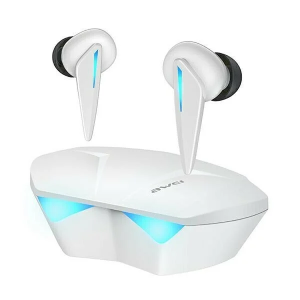 Awei T23 TWS Bluetooth Ακουστικά In-ear με Αντοχή στον Ιδρώτα και Θήκη Φόρτισης – Λευκά
