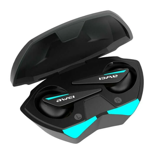 Awei T23 TWS Bluetooth Ακουστικά In-ear με Αντοχή στον Ιδρώτα και Θήκη Φόρτισης – Μαύρα