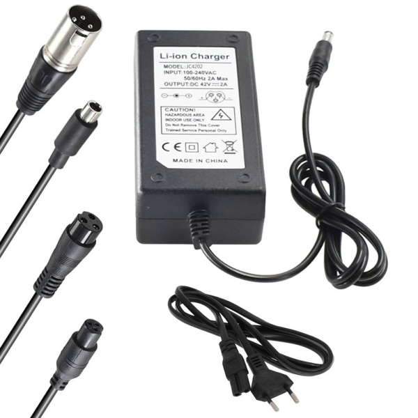 Borofone JC4202 Universal Φορτιστής Ηλεκτρικού Πατινιού 5 σε 1 – 42V / 2.0A – 2.4m