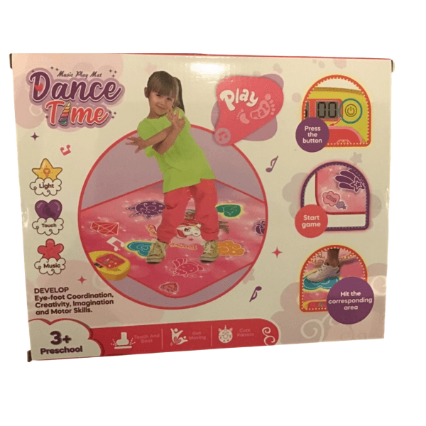 Dance Time Μουσικό Χαλάκι Χορού για Παιδιά 3+ – Εκπαιδευτικό Παιχνίδι με Ήχο & Φως
