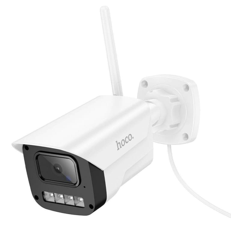 Hoco D4 IP Κάμερα Παρακολούθησης Full HD 1080p – Αδιάβροχη IP65 – Λευκή