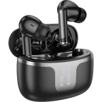 Hoco EQ10 In-ear Bluetooth Handsfree TWS Ακουστικά με Θήκη Φόρτισης – Μαύρο