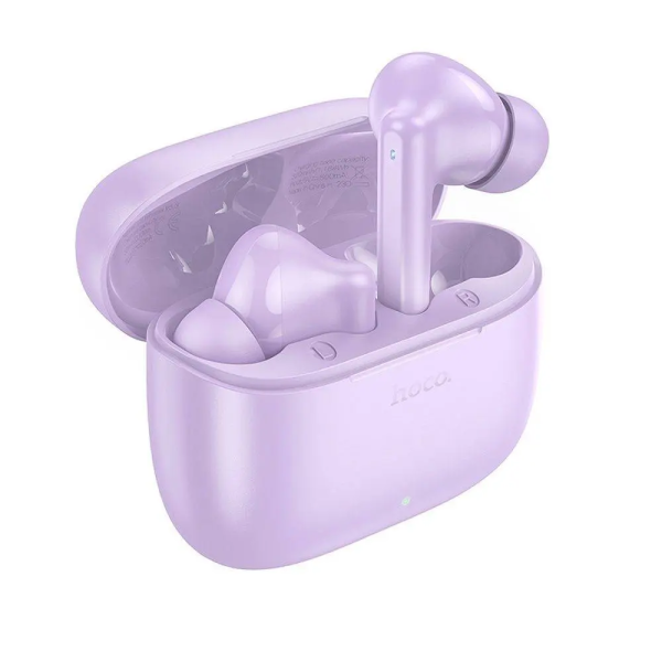 Hoco EQ2 Thought TWS In-ear Bluetooth Handsfree Ακουστικά με Θήκη Φόρτισης – Μώβ