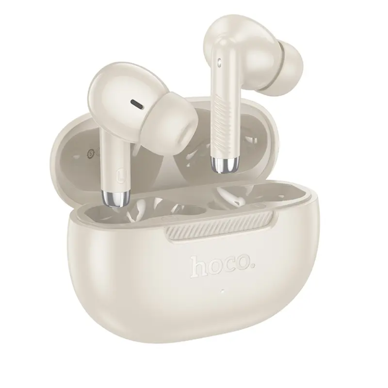 Hoco EQ24 In-ear Bluetooth Handsfree TWS Ακουστικά με Θήκη Φόρτισης – Χρυσό