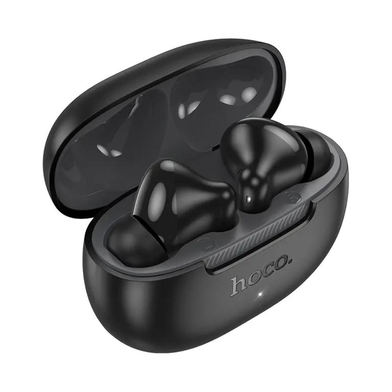 Hoco EQ24 In-ear Bluetooth Handsfree TWS Ακουστικά με Θήκη Φόρτισης – Μαύρα