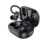 Hoco EQ8 In-ear Bluetooth Handsfree Ακουστικά με Θήκη Φόρτισης - Μαύρα