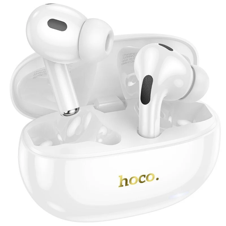 Hoco EW60 Plus Norman Bluetooth Ακουστικά In-ear με Θήκη Φόρτισης – Λευκά