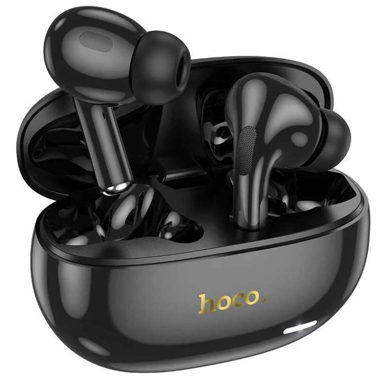 Hoco EW60 Plus Norman Bluetooth Ακουστικά In-ear με Θήκη Φόρτισης – Μαύρα
