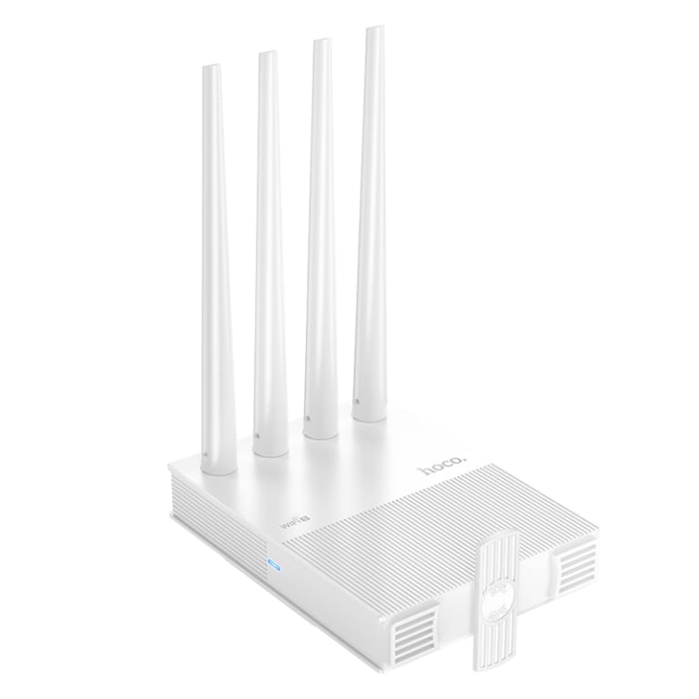 Hoco HI31 Ασύρματο Router Wi‑Fi 5 με 4 Θύρες Ethernet – 1200Mbps - Λευκό