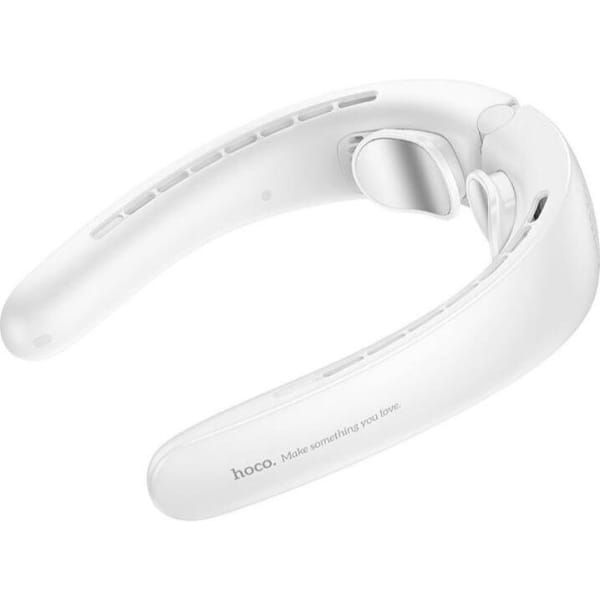 Hoco HX23 Ανεμιστηράκι Λαιμού USB Επαναφορτιζόμενο – Λευκό