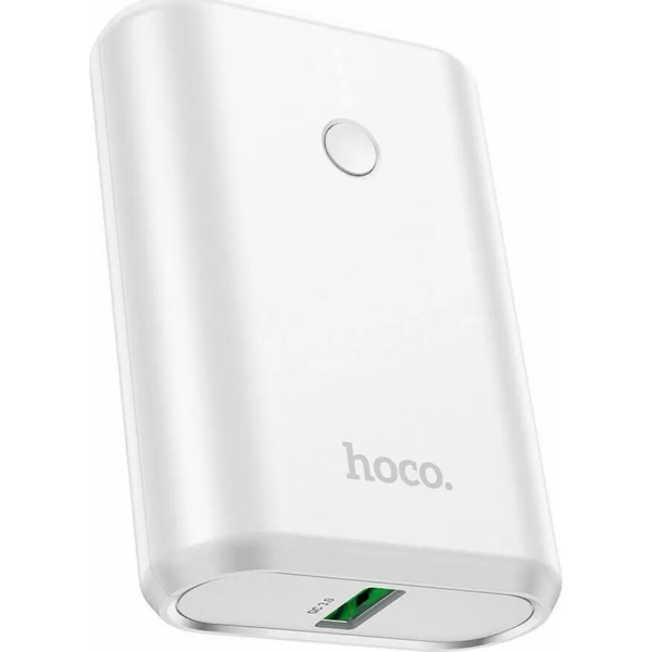 Hoco Q3 Mayflower Power Bank 10000mAh με USB-A & USB-C QC 3.0 – Λευκό