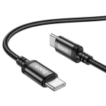 Hoco X89 Braided Καλώδιο USB-C σε USB-C 60W – 1m – Μαύρο