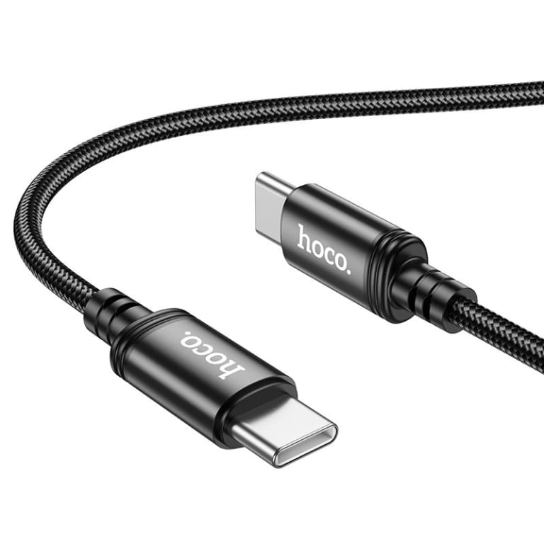 Hoco X89 Braided Καλώδιο USB-C σε USB-C 60W – 1m – Μαύρο