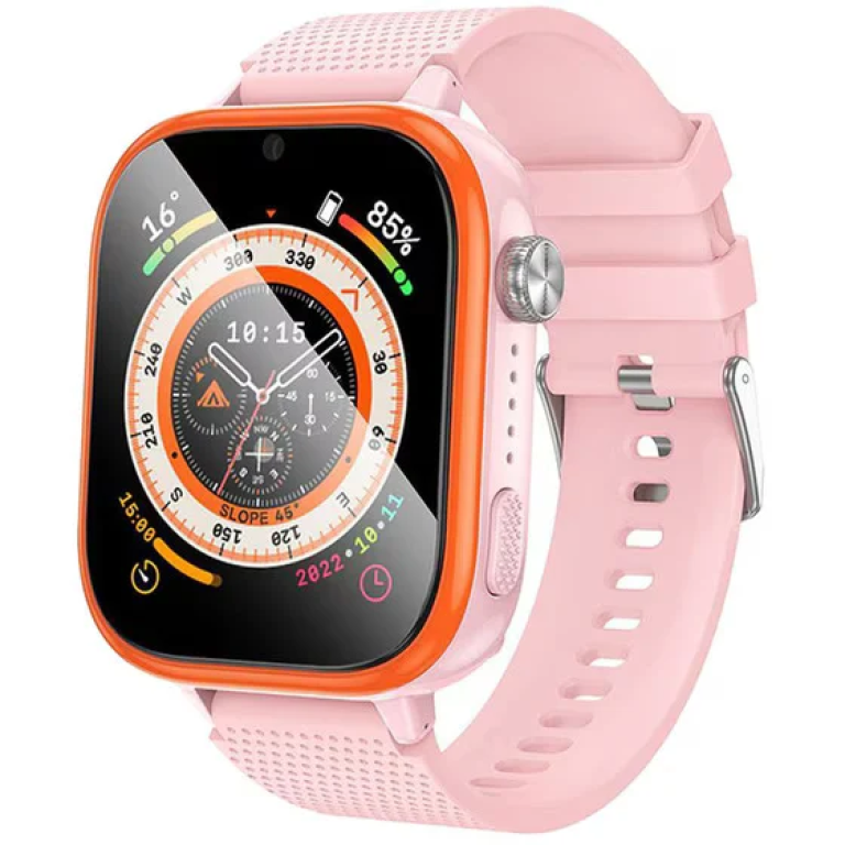Hoco Y101 Παιδικό Smartwatch 4G με GPS, WiFi & Κάμερα – Ροζ